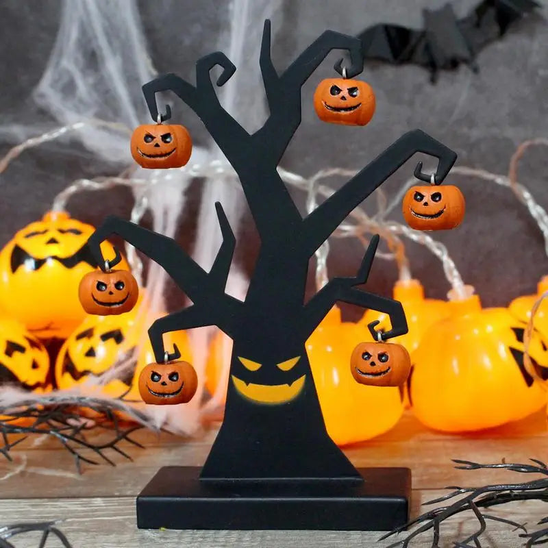 Halloween Iron Tabletop Tree