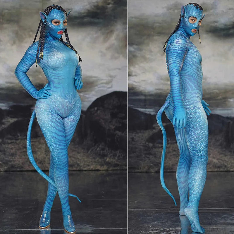 Halloween Costumes Costume Stretch Jumpsuit Club Cosplay Dance - style 1 / One Size