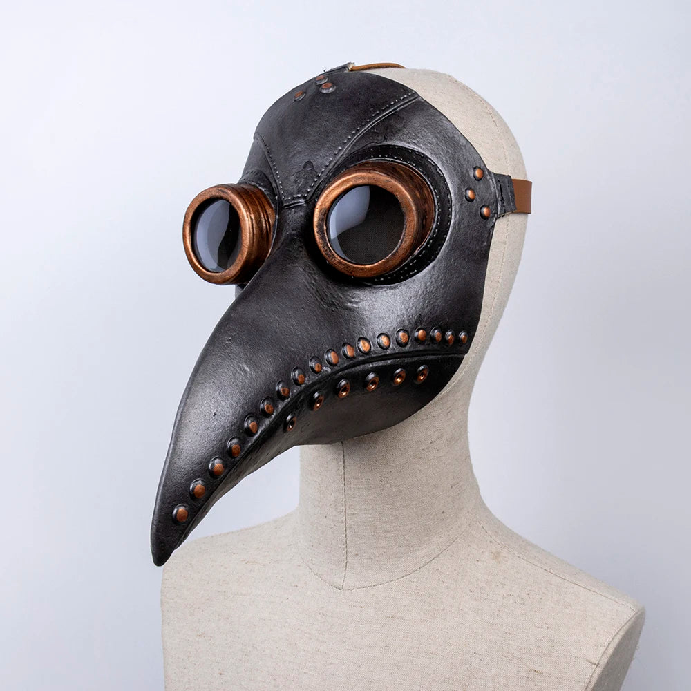 Plague Doctor Long-Beak Steampunk Halloween Mask - product image 5