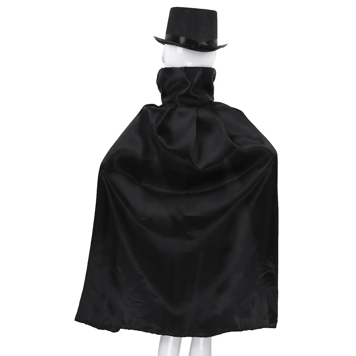 Kids Chidlren Magician Costume Boy Girl Cloak Sorcerer Cloak Magic Wand Bowler Hat Outfit - View 2