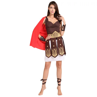 Adult Men Greek Roman Warrior Gladiator Costume Knight Julius Caesar Costumes Halloween - View 6