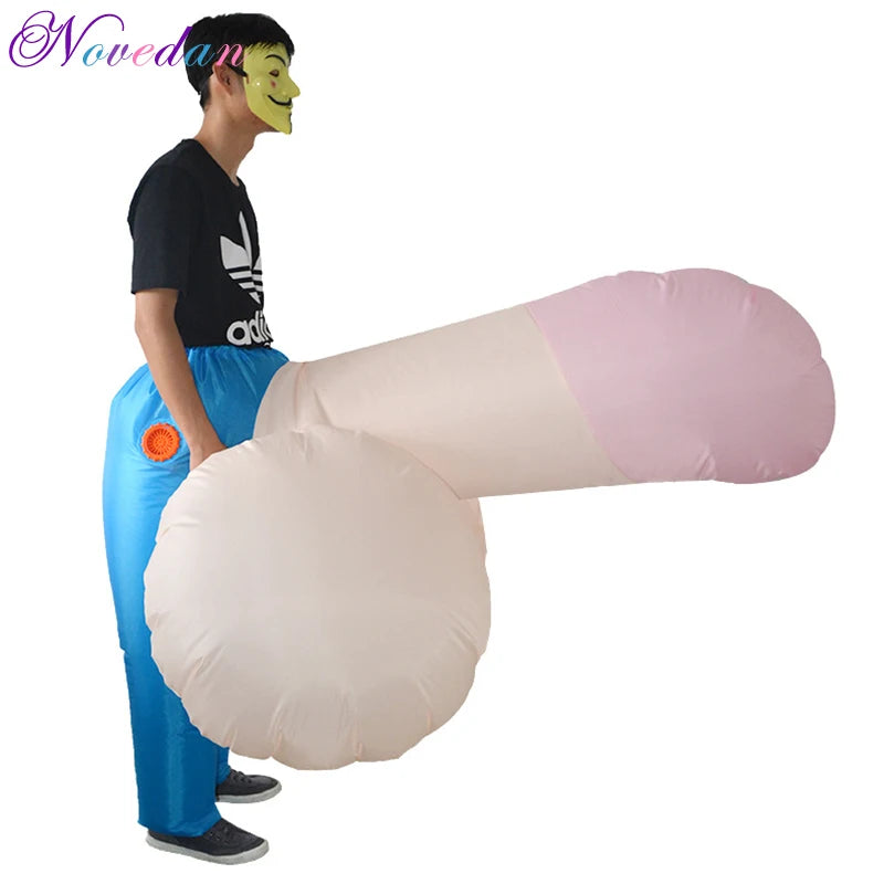Novedan Adult Cartoon Inflatable Costume – Halloween Party Mascot