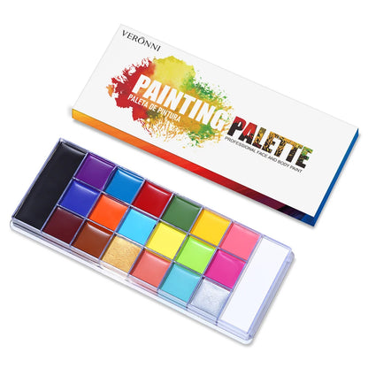 Paint Body Makeup Halloween Face Body Art 12/20 Colors Painting Kit with Brushes Safe Ingredient Available - product image 14