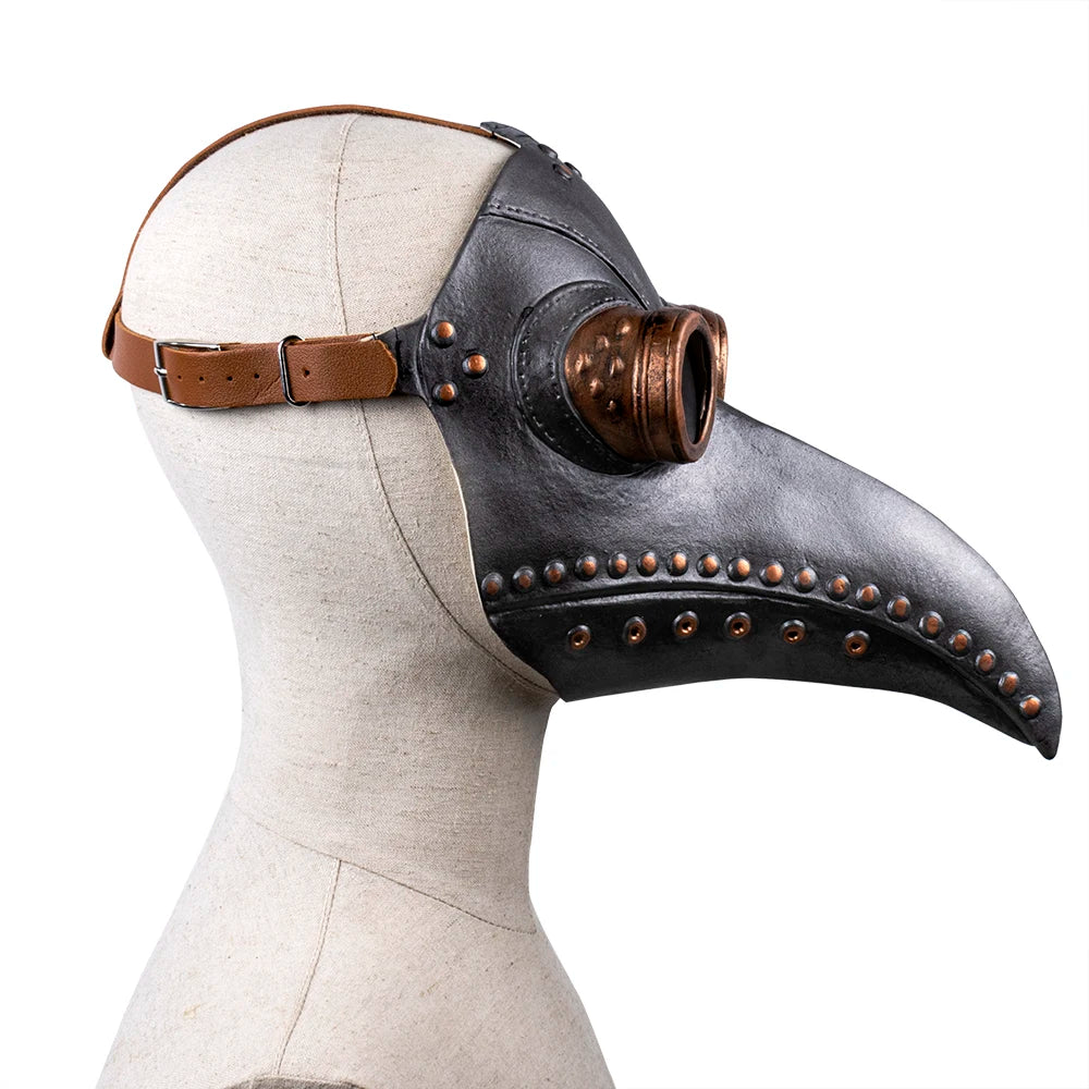 Plague Doctor Long-Beak Steampunk Halloween Mask - product image 4