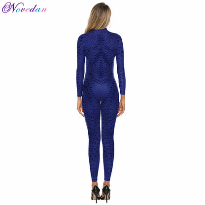 Halloween Costumes for Women Mystique X-Men X Men Movie Hero Raven Darkholme Costume Sexy - Style 1 / XL