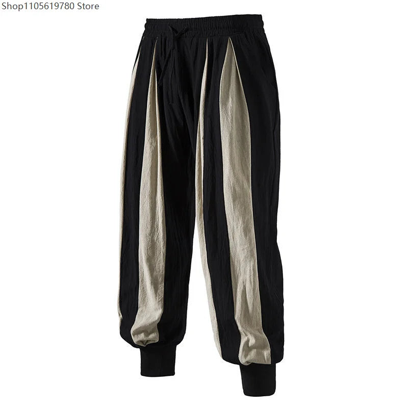 Halloween Costume Renaissance Medieval Men Pirate Circus Clown Costume Knight Trousers - A / L
