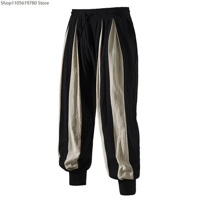 Halloween Costume Renaissance Medieval Men Pirate Circus Clown Costume Knight Trousers - A / L