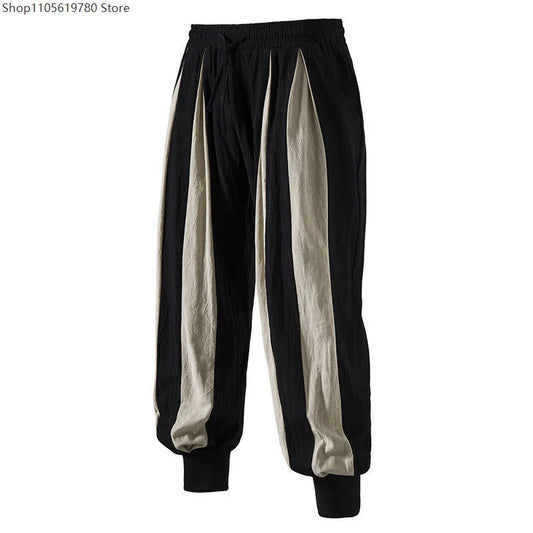 Halloween Costume Renaissance Medieval Men Pirate Circus Clown Costume Knight Trousers - A / L
