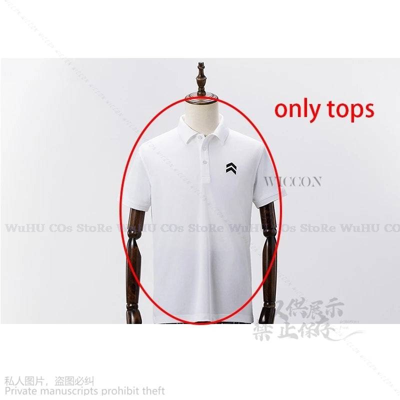 Anime Personaaa 5 Cos Shujin Gakuen Costume Akira Kurusu Men P5 Costume DK School Uniform - only tops / L