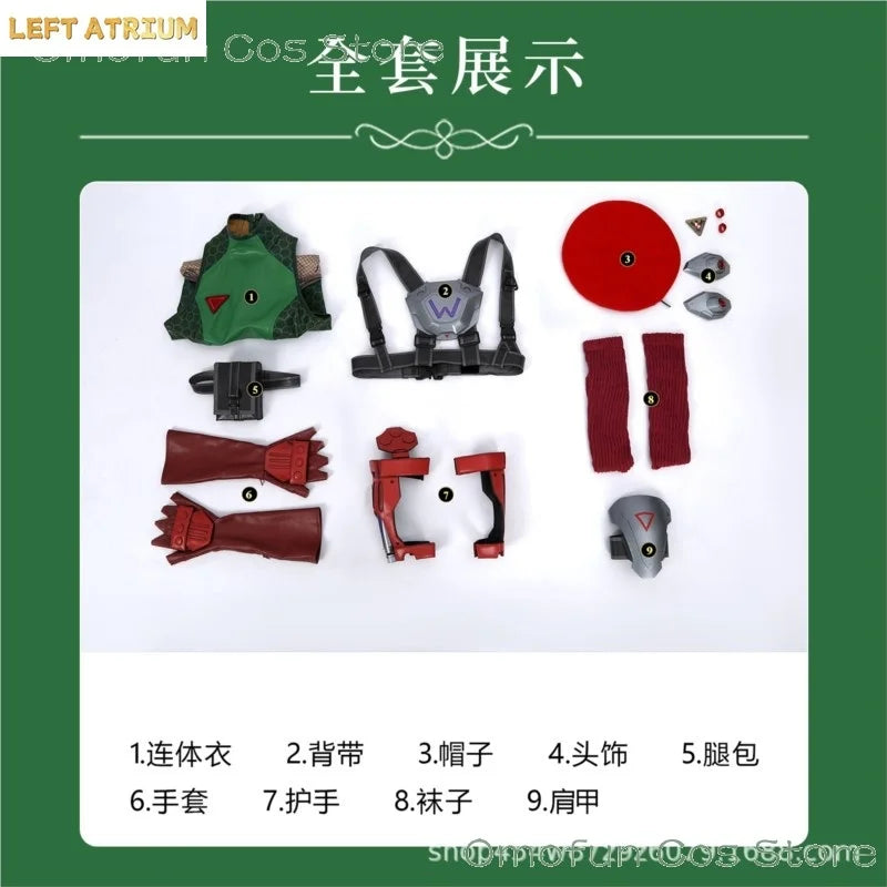 OW Street Collaboration Cammy Fighter Widowmaker Game Costume - alternate view 2