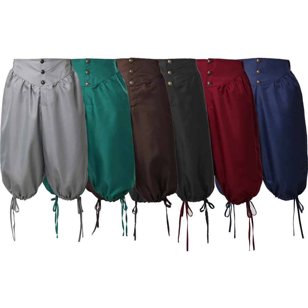 Pirate Costume Breeches Pirate Pants Renaissance Medieval Viking Trousers Costume