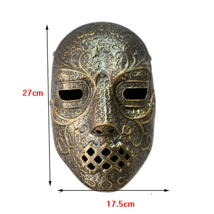 Halloween Death Eater Resin Mask Malfoy Costume Masks Costume Halloween Home Decoration - style 4 / China Mainland
