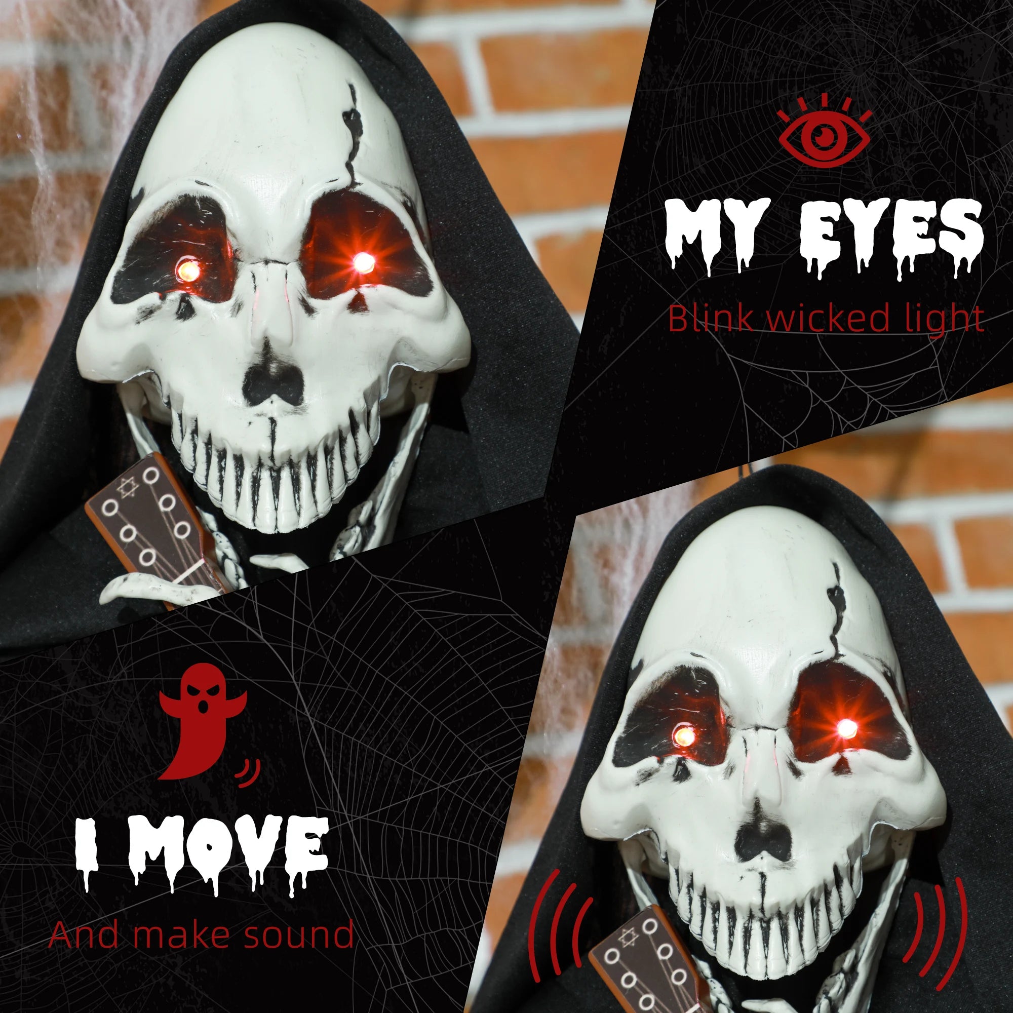 Grim Reaper Halloween Animatronic - product image 5