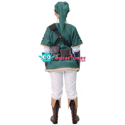 Miccostumes's-8 Princess Link Green halloween costume for Men Cosplay Costumes - product image 4