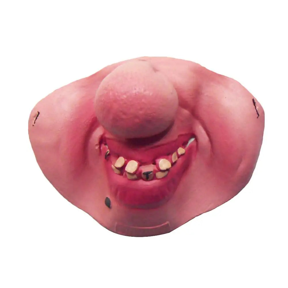 Unique Half-face Clown Mask Latex Costume Props Humorous Elastic Band Horrible Scary Masks - View 11