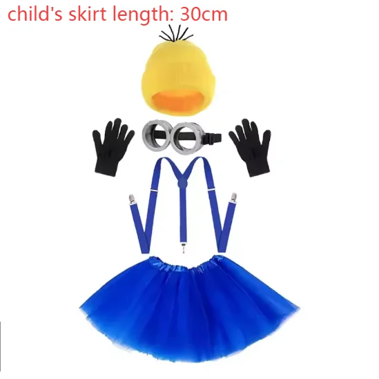 Adult Funny Accessories Goggles Glasses Yellow Beanie Gloves - alternate view 7