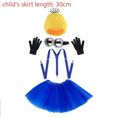 Adult Funny Accessories Goggles Glasses Yellow Beanie Gloves - alternate view 7