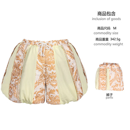 Men Renaissance Royal Prince Costume Set Medieval King Prince Bloomers Shorts Vest - vest C / M