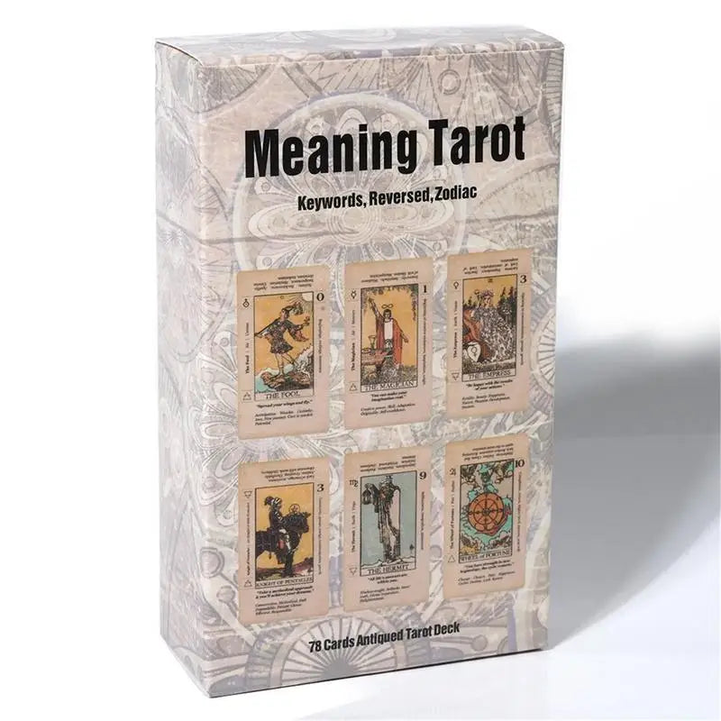 Beginner Tarot Deck with Keywords – 78 Cards