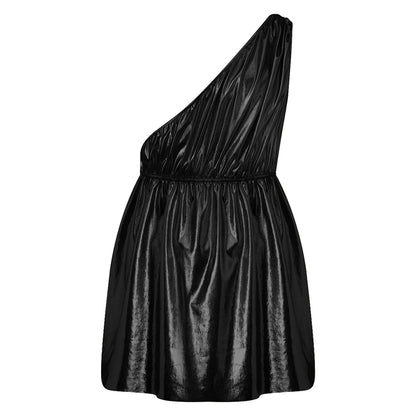 Men's Ancient Greek Roman Halloween Costume Mythology Costume Metallic Shiny Toga One - Gold / XXL