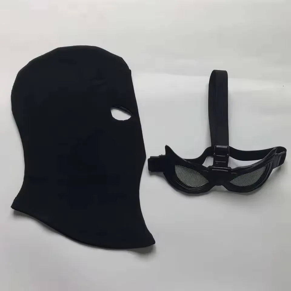 Superhero Peter Parker Spider Mask Costume Stealth Suit Black Helmet Halloween Costume - View 7