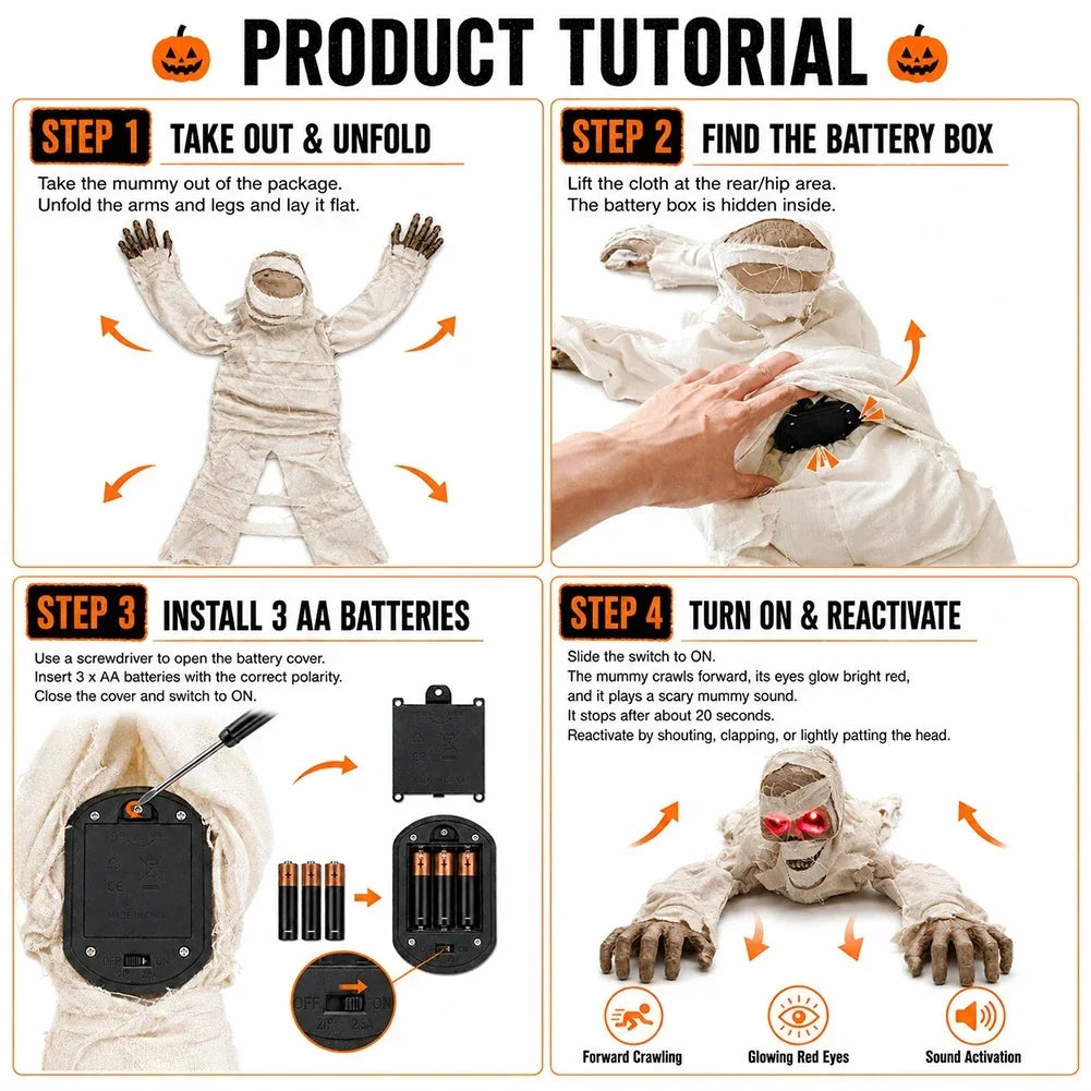 Zombie Halloween Animatronic - product image 6