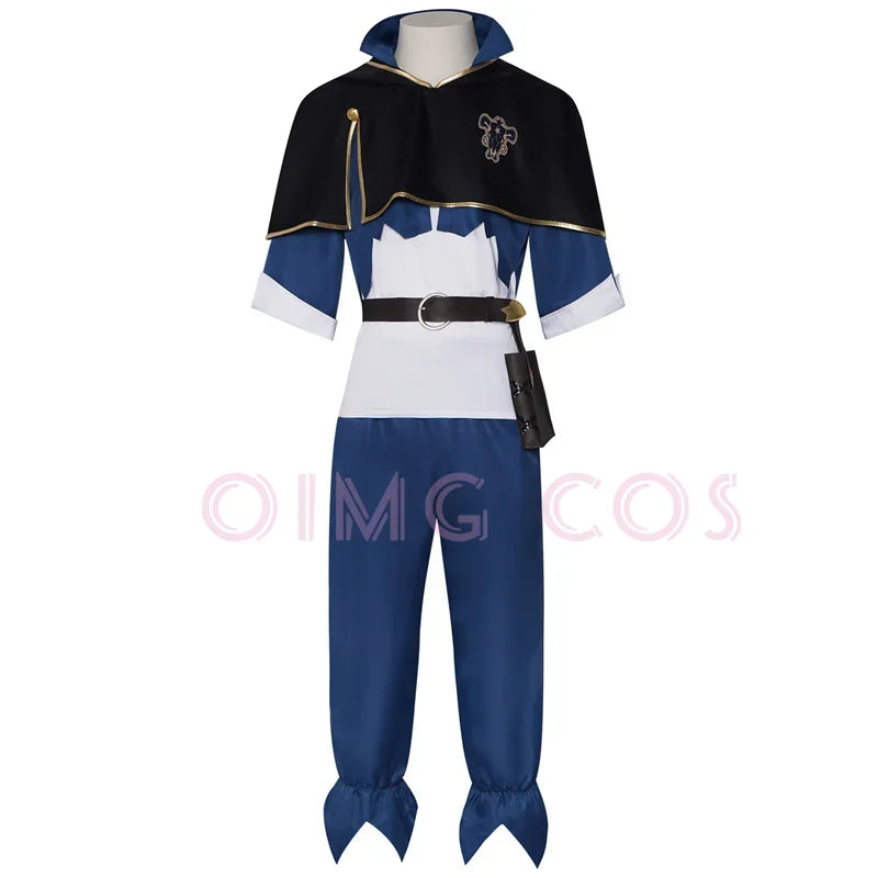 Black Clover Asta Costume Adult Uniform Halloween Anime Costumes Women Game - Costume / S