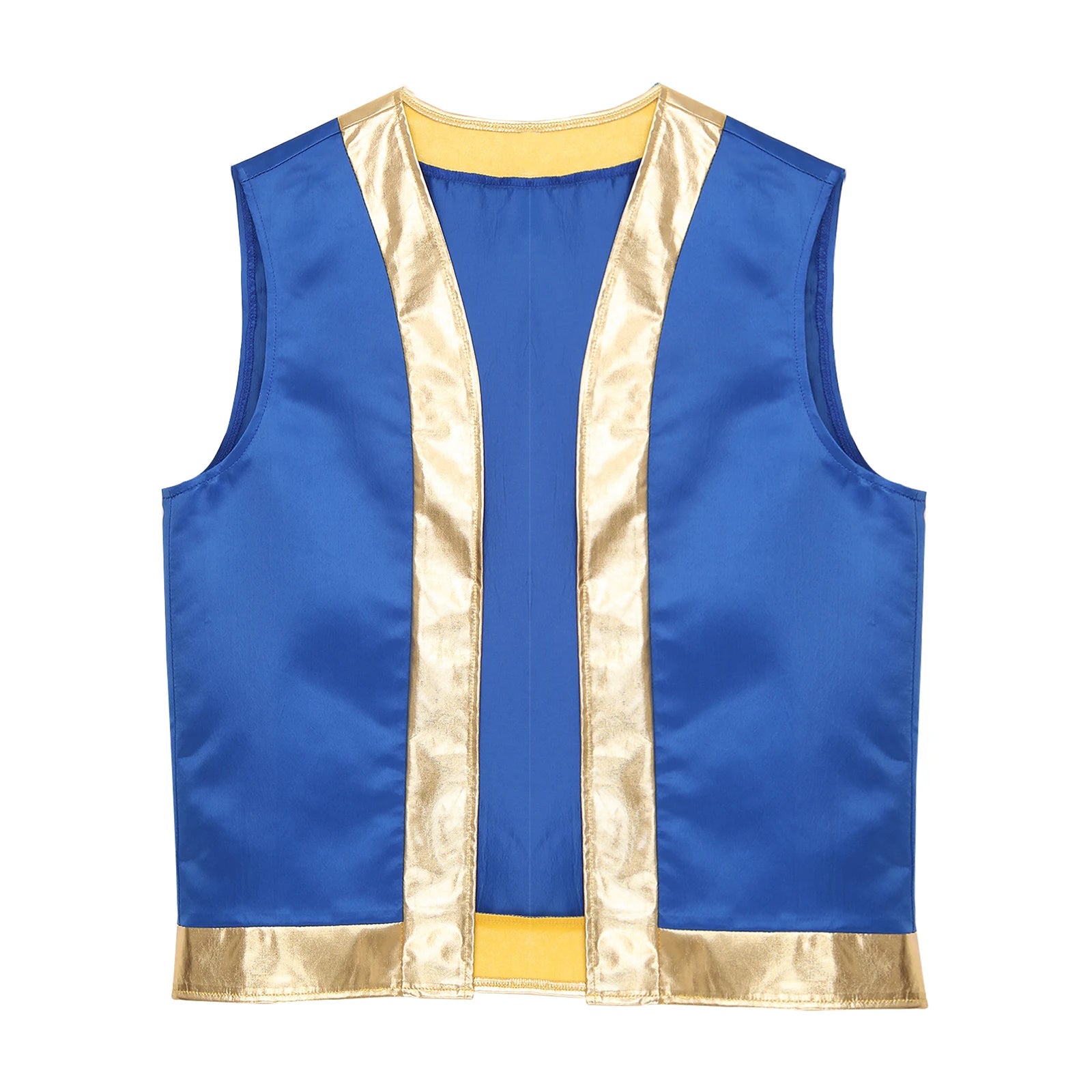 Men's Toad Game Character Open Front Loose Vest Waistcoat Costume - alternate view 4
