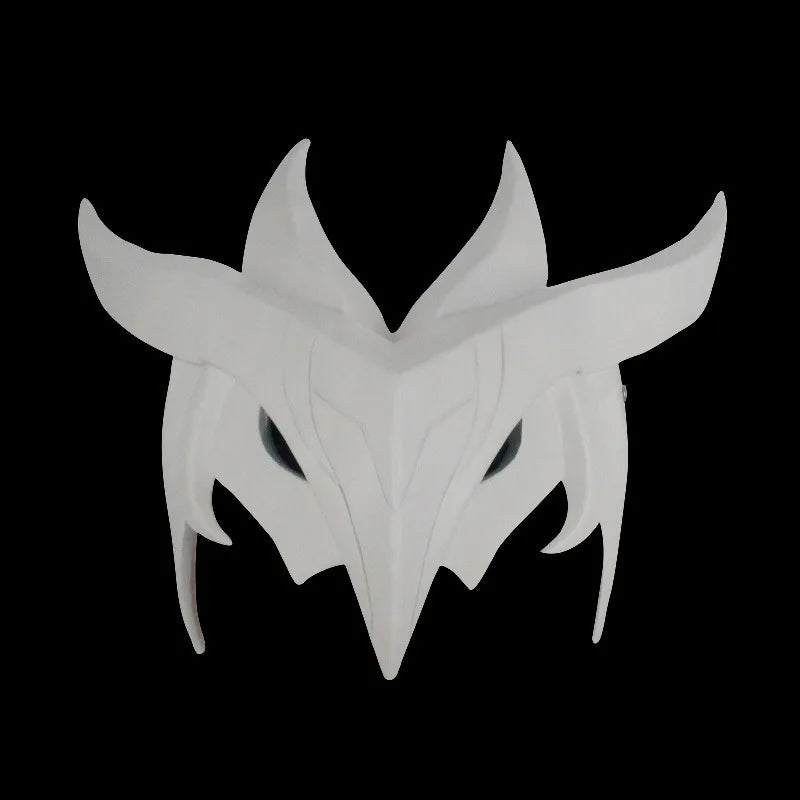 Anime Yone Costume Mask Game LoL the Unforgotten Yone Uniform Halloween Outfits for Male - D with light / One Size