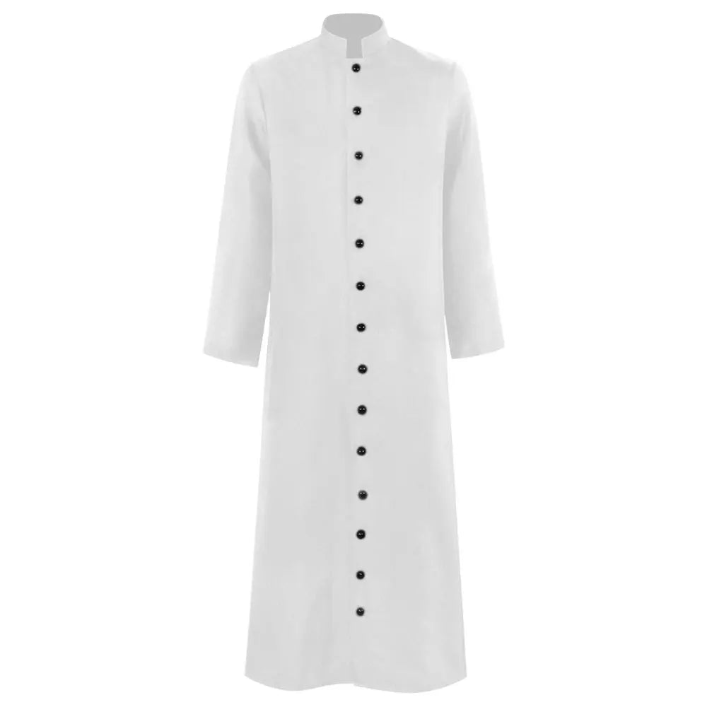 Legend Clergy Robe Cassock with Cincture Medieval Clergyman Vestments Costume - alternate view 9