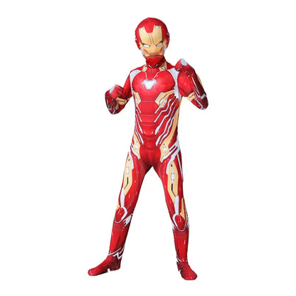 Kids Iron Man Costume Superhero Costume Cosplay Bodysuit Full Sets with Mask Halloween Costume for Kids - product image 6