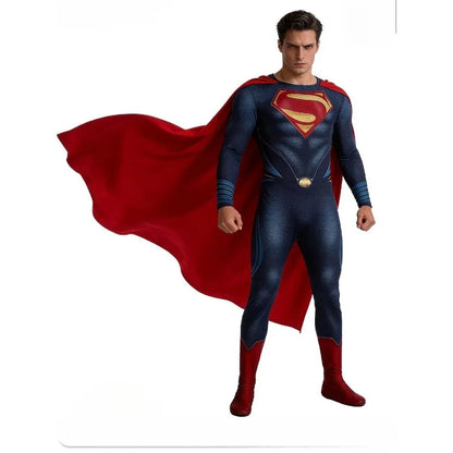 Superman Costume Halloween Costume Male and Female Hero Costume - Superman / 110