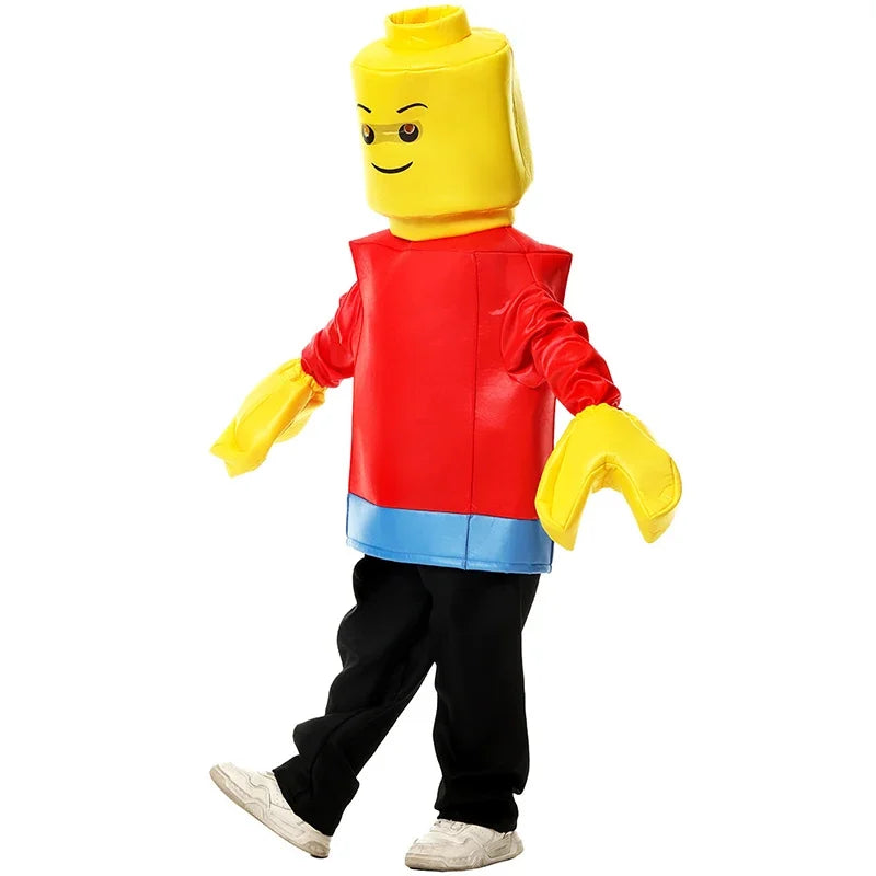 Guy Boy Hidden Warrior Red Ninja Warrior Outfit Fancy Dress Up Kids Ninja