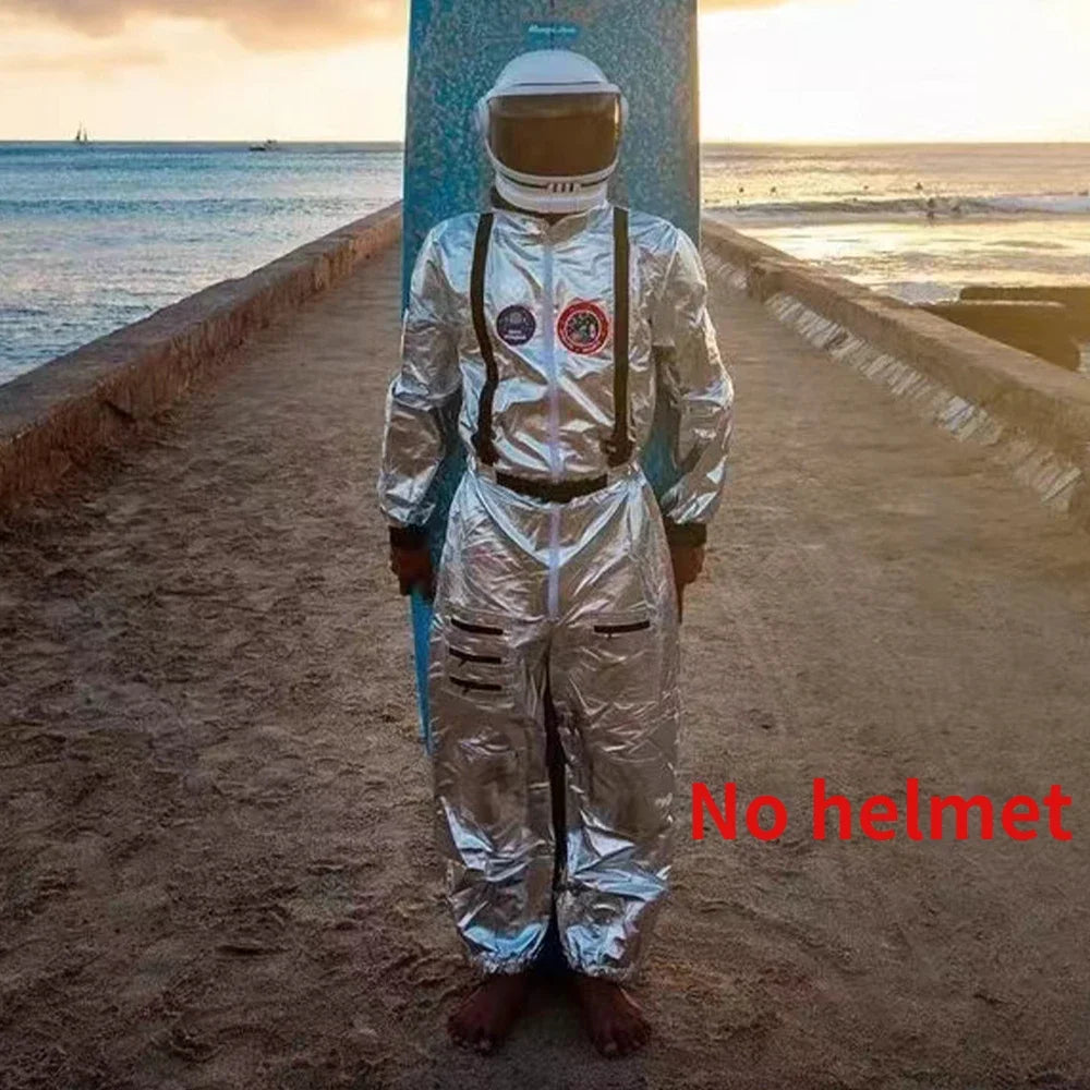 Halloween Adult Kids Astronaut Costume Couples Spaceman Costume Space Suit Halloween - Kids / S