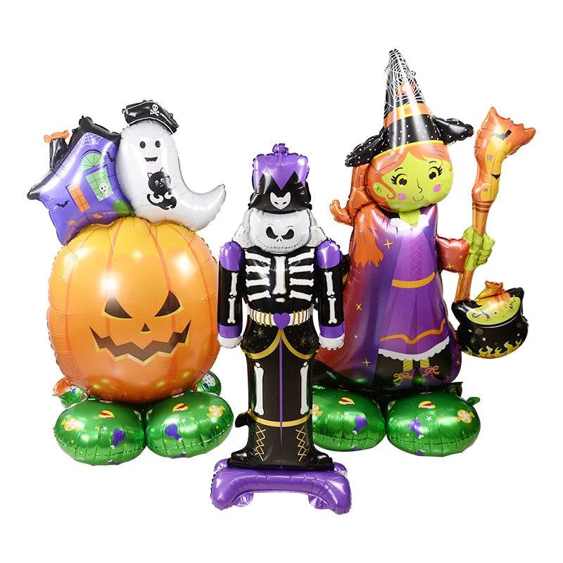 Halloween Pumpkin Balloon Horror Ghost Tree Witch Coffin Aluminum Foil Balloon Halloween Themed Party - product image 2