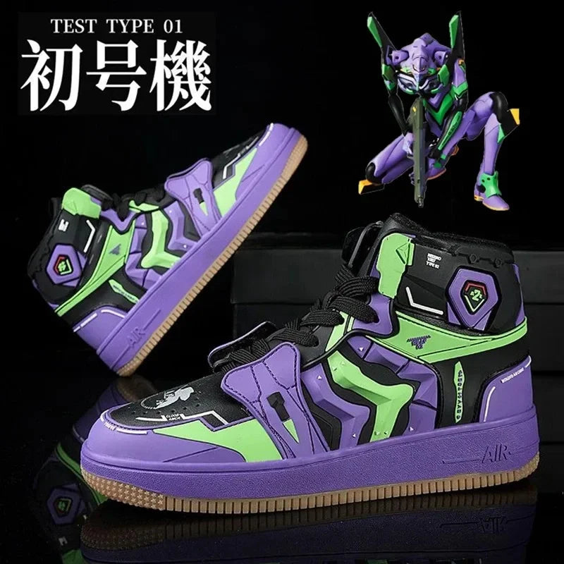 ★Halloween Costume EVANGELION Basketball Shoes Men -01 EVA-02 Luxury Breathable Sneakers - no box 1 / 41