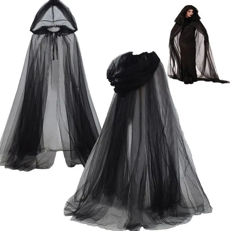 Vampire & Witch Halloween Costume - black / M - product image 2