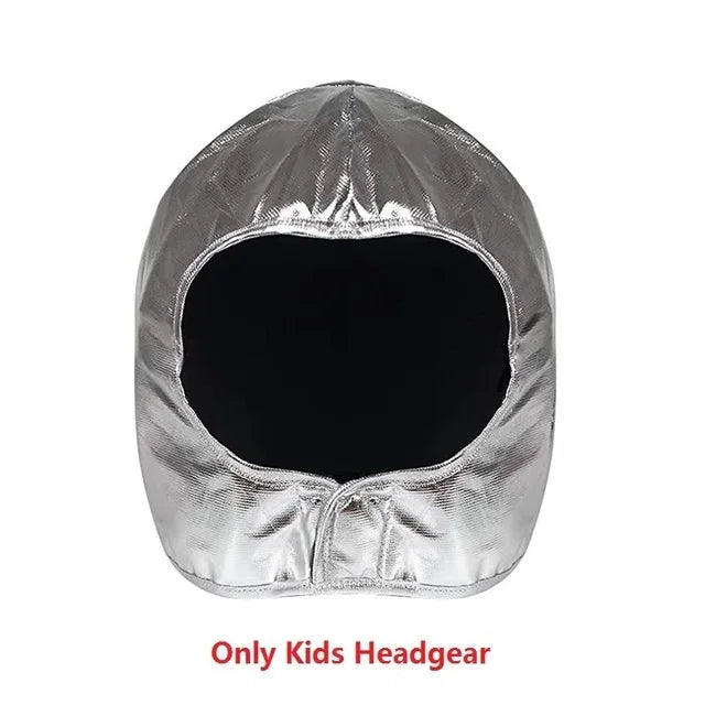 Halloween Adult Children Astronaut Costume Silver Spaceman Men Women Space Suit Halloween Performance Costume - product image 7