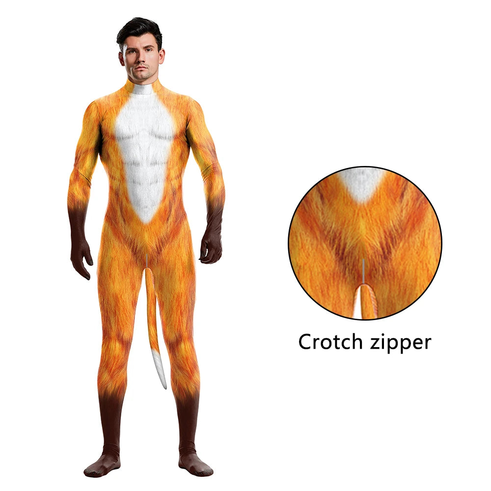 NADANBAO Adult Animal Costume – Dalmatian & Cow Print Catsuit Designs