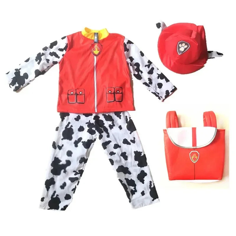 Rescue Pup Patrol-Inspired Kids Costume Children Tops Pants Patrol Uniform Costume