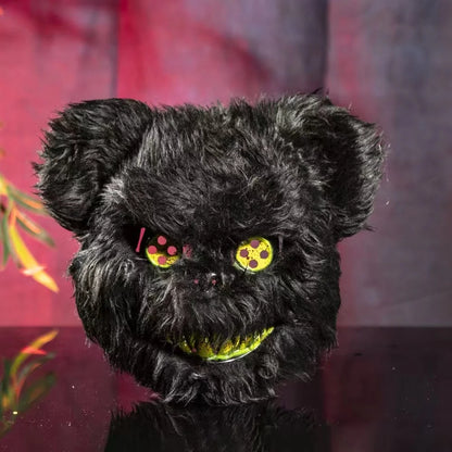 Bloody Plush Bear Mask Halloween Ghost Festival Mask Realistic Bloody Bear Headgear Performance Prop - product image 4