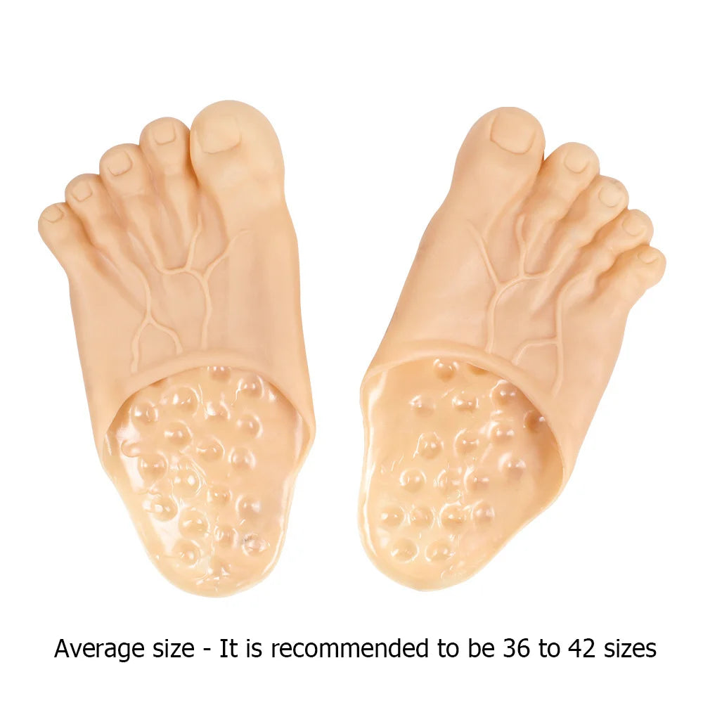 OPHIDIAN Halloween Costume Slippers Toe Pranks Big Feet Bare Feet Immortal Props - SK