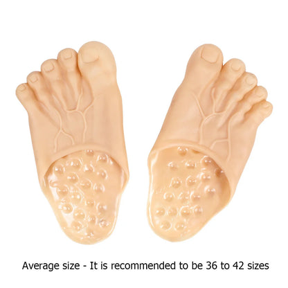 OPHIDIAN Halloween Costume Slippers Toe Pranks Big Feet Bare Feet Immortal Props - SK