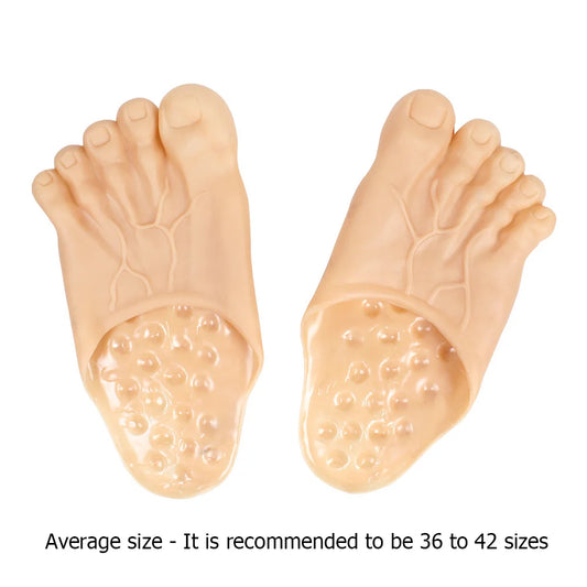 OPHIDIAN Halloween Costume Slippers Toe Pranks Big Feet Bare Feet Immortal Props - SK