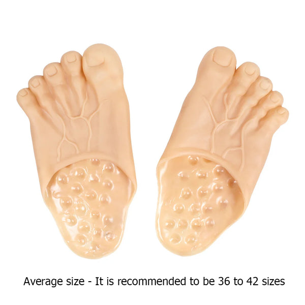 OPHIDIAN Halloween Costume Slippers Toe Pranks Big Feet Bare Feet Immortal Props - SK