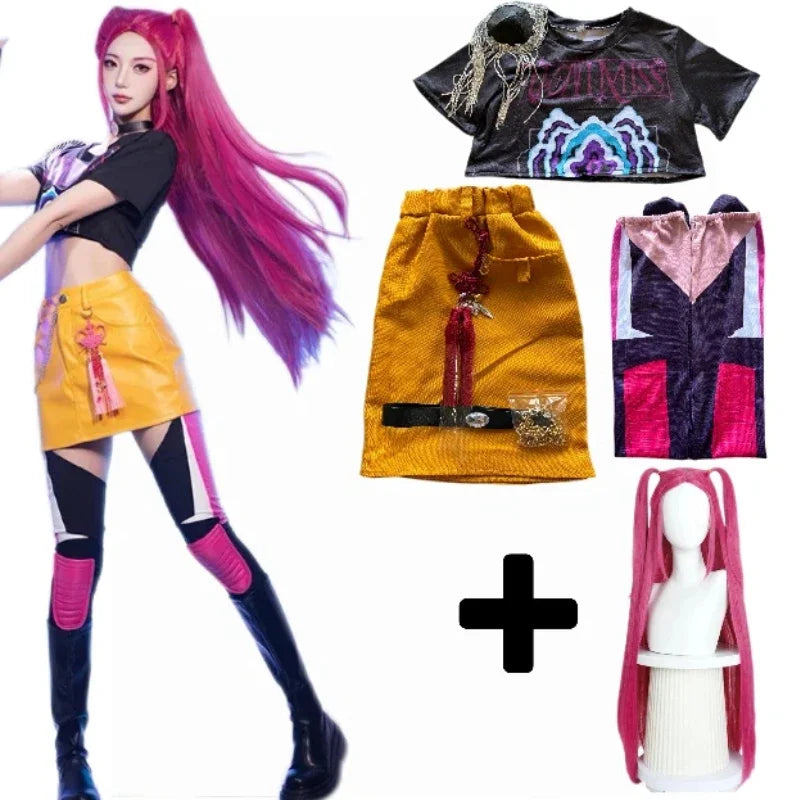 Mira Rumi Cosplay Costume Fashion Sexy Uniform Girl Group Suit Women Halloween Party Clothing - product image 3