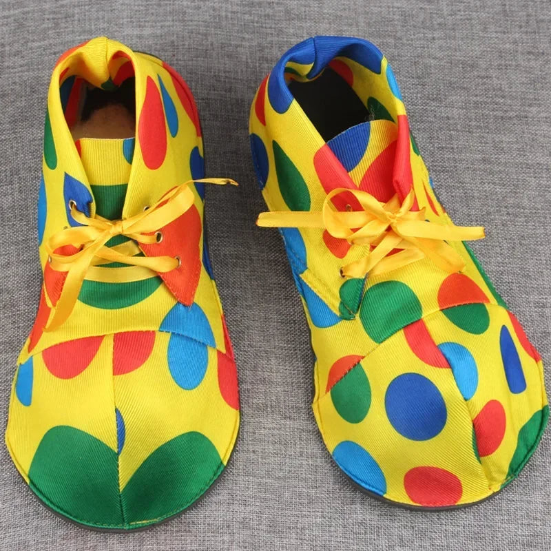 Kids Adult Unisex Clown Shoes S Accessories Props and Kits Halloween Costume - 1 / adult