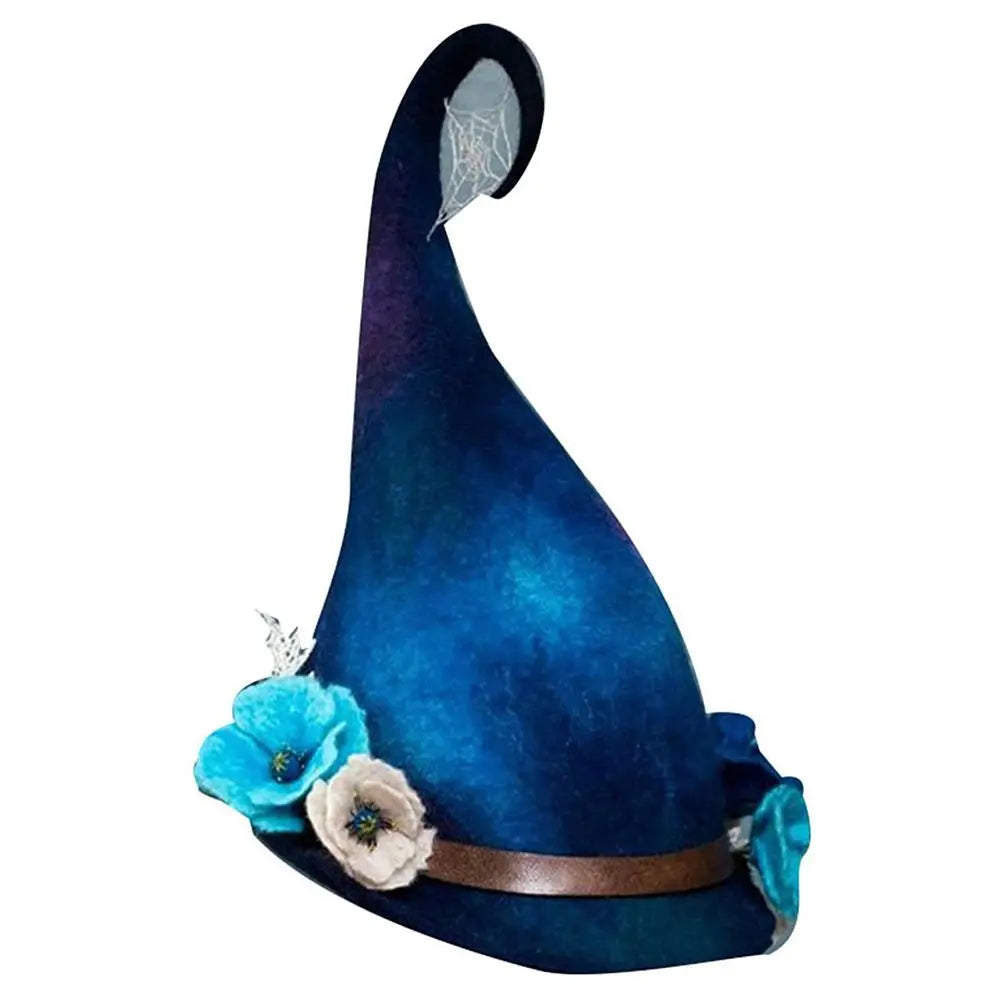 Masquerade Props Halloween Party Wide Brim Fashion Felt Witch Hats Magic - product image 10