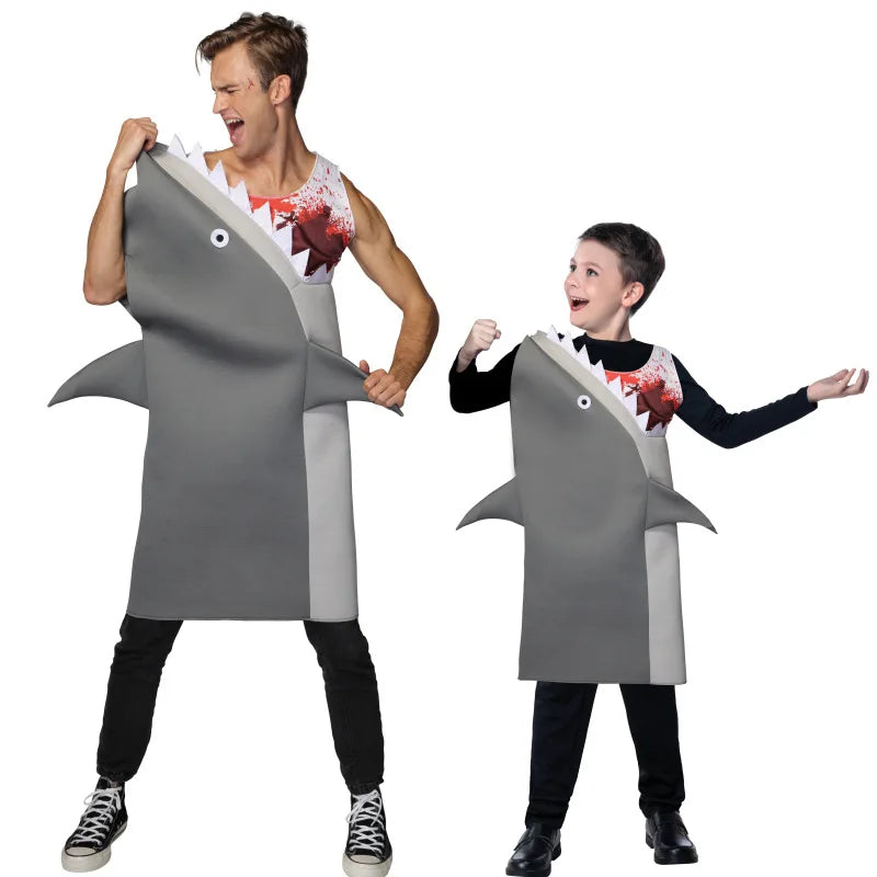 Funny Shark Attack Costume | Kids & Adults Halloween Outfit