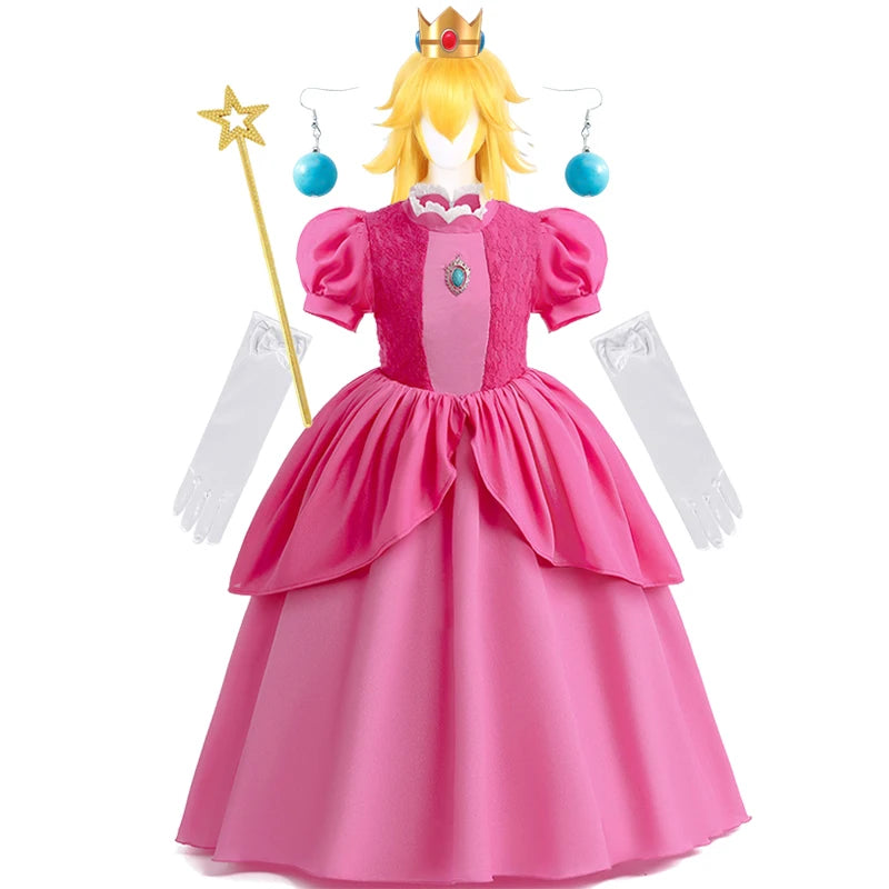 Kids' Pink Video Game Princess Halloween Costume